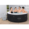 Miami Lay-Z-Spa Dmuchane Spa BESTWAY 4-osobowe + Pompa z panelem + Filtr